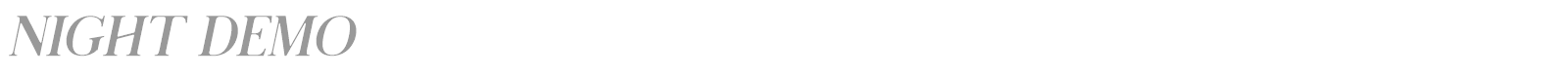 Night font preview